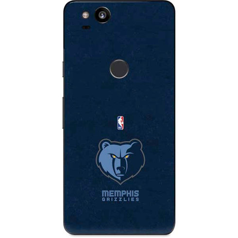 NBA Memphis Grizzlies Distressed Google Pixel 2 Skin
